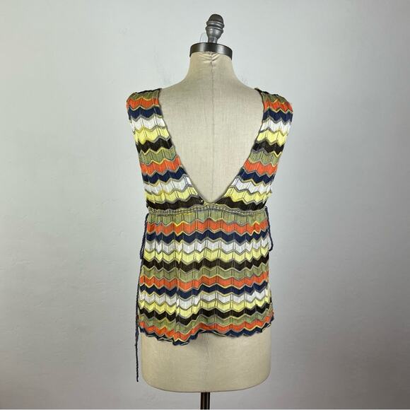 M Missoni Chevron Drawstring Tank Top - Picture 6 of 8